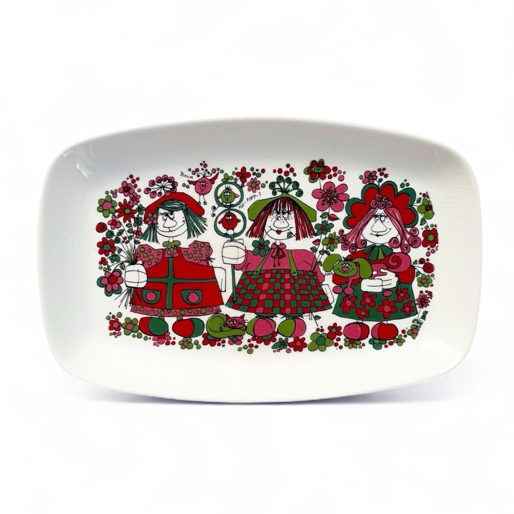 Stavangerflint Norway Dora Kirsten Design Vintage Plate